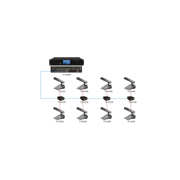 ITC TS-0318CA, микрофон делегата